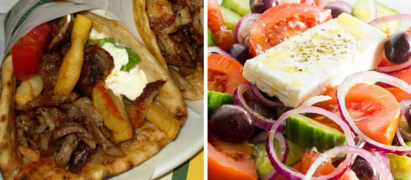 Σουβλάκι vs χωριάτικη: Ποιο είναι πιο υγιεινό; - Αναλυτικά οι θερμίδες που έχει το καθένα